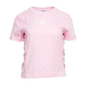 Puma Bae Fitted Tee in Pink Lady